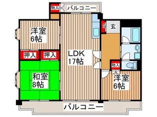 池田マンション【2階】の間取り
