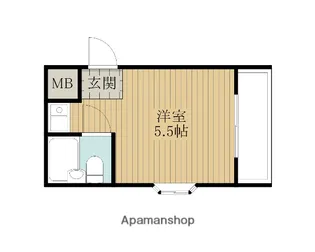 ヴィクトリアコート岸和田【2階】の間取り
