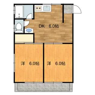 メゾンくるみ1番館【1階】の間取り