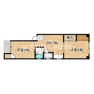 中川マンション【3階】の間取り