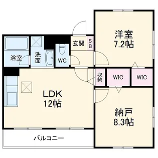 South Nisa【3階】の間取り