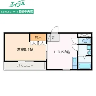 リベルテ【2階】の間取り