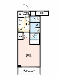 マイナビSTAY大崎2(THE PREMIUM CUBE G 大崎)【2階】の間取り
