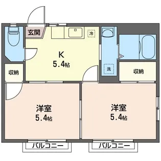 グリーンハイツ・アイ【2階】の間取り