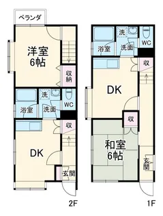 風水カーサ【1階】の間取り