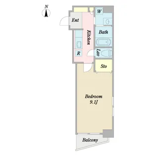 KALIA COURT【4階】の間取り