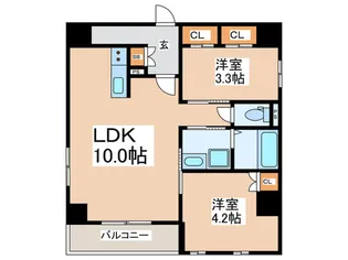 K´S MAISON 昭和町【2階】の間取り