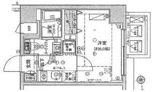 ハーモニーレジデンス大森WEST【3階】の間取り