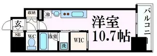 ヒヴィ・カーサ名駅西【2階】の間取り