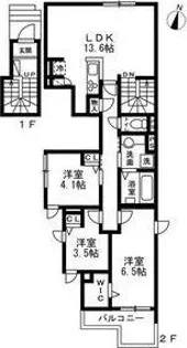 City bright SHIBUYA【1階】の間取り