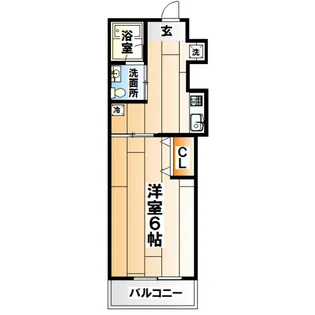 ワコーレ須磨衣掛【1階】の間取り