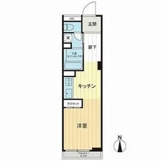 中野永谷マンション【11階】の間取り