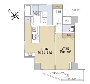 センチュリー巣鴨【3階】の間取り