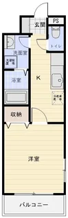 パレシャルマン【1階】の間取り