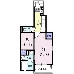fiore V【1階】の間取り