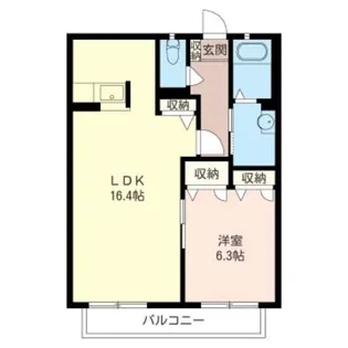 メゾンドール【2階】の間取り