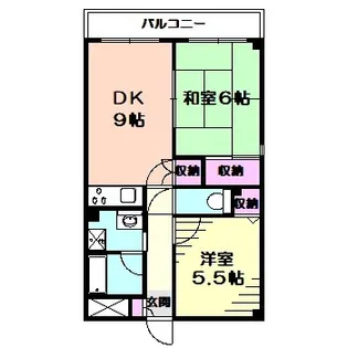 シャングリラ弐番館【2階】の間取り
