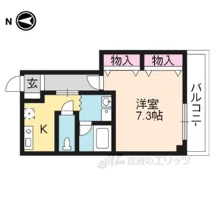 ブリエセゾン【3階】の間取り