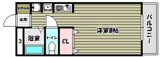 レジデンス遊園前【1階】の間取り
