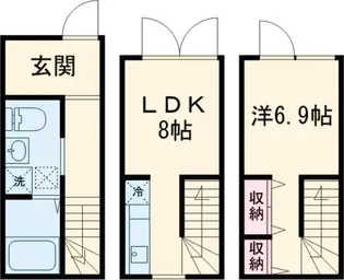 Mok Terrace北綾瀬【1階】の間取り
