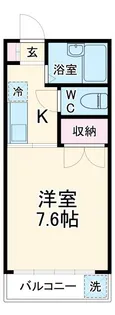 ジュエリーコートB【1階】の間取り