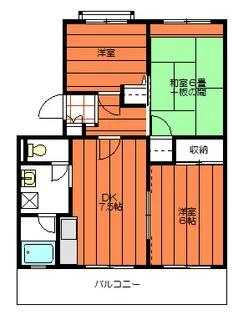 エーデルハイム【2階】の間取り