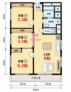 ライオンズマンション亀戸第3【4階】の間取り