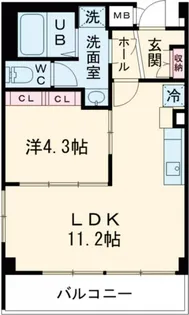 GRASTRA NAKANO【1階】の間取り