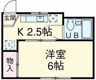葵ハイム【1階】の間取り