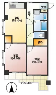 さつきハイム【3階】の間取り