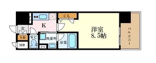 セレニティー大須【3階】の間取り