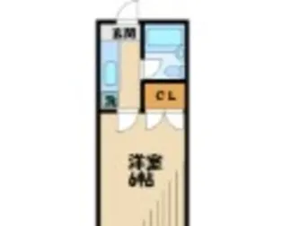 ハイツ土方A【2階】の間取り