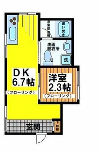 ルミナス渋谷本町【1階】の間取り