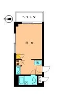 フラットミワ【3階】の間取り