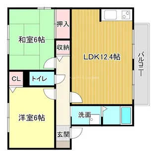 アゼリアセタ【1階】の間取り