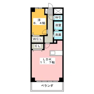 ファミール大山【3階】の間取り