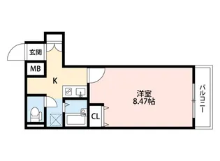 アクティス・センリ【2階】の間取り