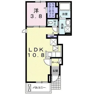 わかば パーク【1階】の間取り