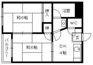 レジデンス荒木【3階】の間取り