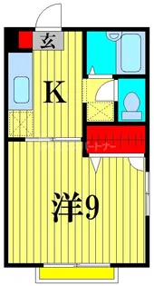 カーサ上ノ台A【2階】の間取り