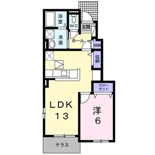 ケントスI【1階】の間取り
