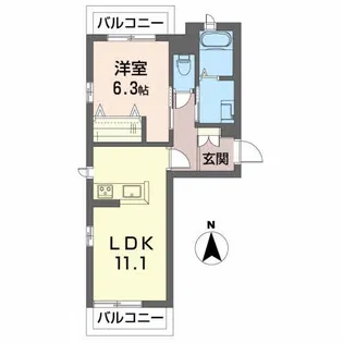 フォレナ【2階】の間取り