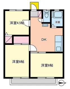 ハイツサンスイ【1階】の間取り