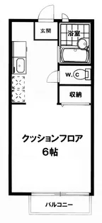 太子堂4丁目アパート 女性限定 2階【2階】の間取り