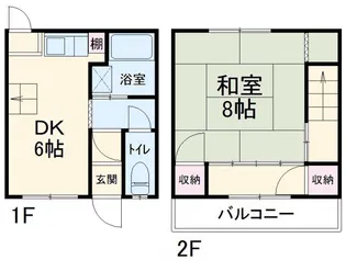 茨城県水戸市天王町【一戸建】の間取り
