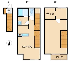 メゾンドEXE.の間取り