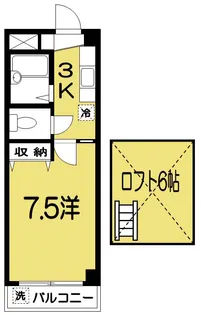 高知県高知市南竹島町【マンション】の間取り