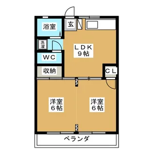 高木ビル【4階】の間取り
