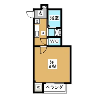 リバティーヒル【1階】の間取り