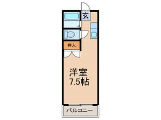 レジデンス行徳【3階】の間取り